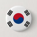 Recherche de la corée badges Drapeaux du monde