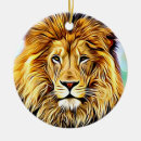 Recherche de tête de lion ornements Sauvage