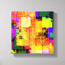 Recherche de patchwork impressions sur toile Coloré
