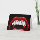 Recherche de crocs vampire vœux cartes Dents