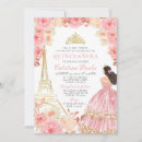 Recherche de quinceañera paris invitations Élégant