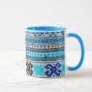 Recherche de point croisé tasses Bleu
