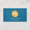 Recherche de arbre bleu cartes visite Moniteur de yoga