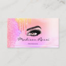 Recherche de licorne rose cartes visite Maquillage