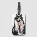 Recherche de dessin de chat bagages étiquettes Pour elle
