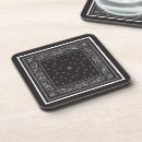 Recherche de motif noir et blanc dessous de verres Pour eux