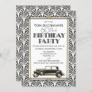 Recherche de gatsby anniversaire invitations Années 20