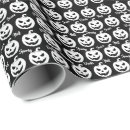 Recherche de visage citrouille halloween papier cadeau Effrayant