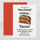 Recherche de nourriture invitations Tacos