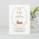 Recherche de bassinet baby shower invitations Minimaliste