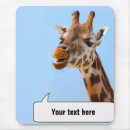 Recherche de girafe drôle tapis souris Photographie
