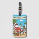 Recherche de renne bagages étiquettes Santa claus