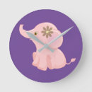 Zoek naar roze olifant klokken Olifanten