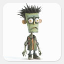 Recherche de visage monstre autocollants Zombie