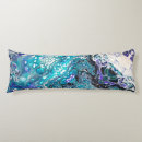 Recherche de peinture abstraite coussins Turquoise