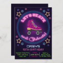 Zoek naar schaats partij uitnodigingen Roller skating party