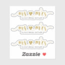 Recherche de future mme autocollants Script