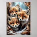 Zoek naar vos sneeuw posters Winter