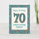 Recherche de 70 ans anniversaire cartes Fleurs