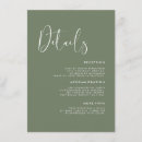 Recherche de vert 11x16 invitations Boho