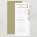 Recherche de rose mariage menus Monogramme