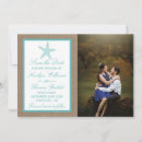 Recherche de beach wedding save the dates Étoile de mer