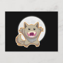 Recherche de lune de loup cartes postales Mignon