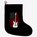 Recherche de guitare chaussette de noël Guitariste