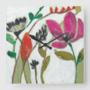 Recherche de vives horloges Fleurs