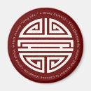 Recherche de caractère chinois magnets Élégant