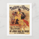 Recherche de masques de théâtre cartes postales Vintage