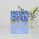 Recherche de hortensias bleus invitations Bride