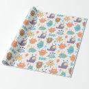 Recherche de monstres mignons papier cadeau Toute personne