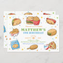 Recherche de fast food invitations Kawaii