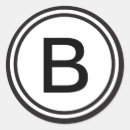 Recherche de ronde autocollants Monogramme