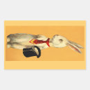 Recherche de lapins rectangles autocollants Cru