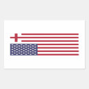 Recherche de drapeaux croisés autocollants Amérique