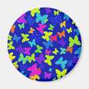 Recherche de papillon bleu magnets Brillant