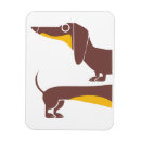Recherche de long refrigérateur magnets Chien de saucisse