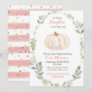 Recherche de or blanc rose baby shower invitations Automne