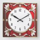 Zoek naar red klokken Vierkant