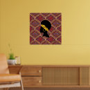 Recherche de femme africaine posters Silhouette