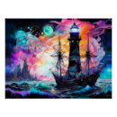 Recherche de mer orageuse posters Lune