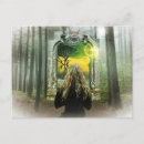 Recherche de forêt enchantée cartes postales Bois
