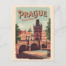 Recherche de prague vintage cartes postales République tchèque