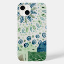Recherche de bleu de paon iphone coques Aquarelle