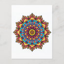 Recherche de mandala blanc cartes postales Géométrique
