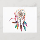 Zoek naar dreamcatchers briefkaarten Waterverf dreamcatcher