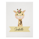 Recherche de girafe mignonne posters Pour elle