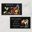 Recherche de cocktail cartes visite Personnalisation